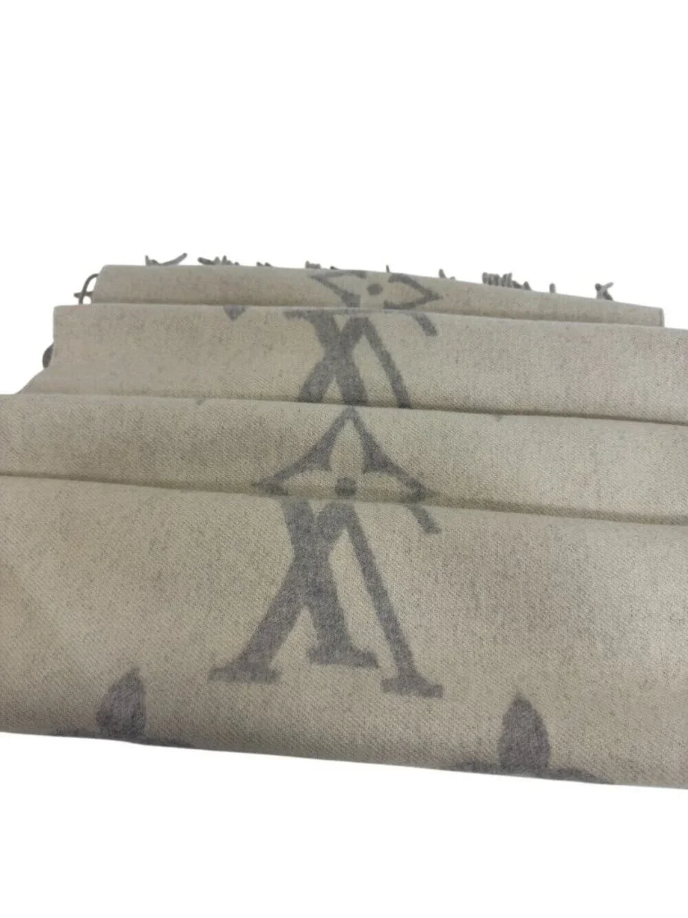 Louis Vuitton Echarpe Reykjavik Cashmere Scarf Gray
